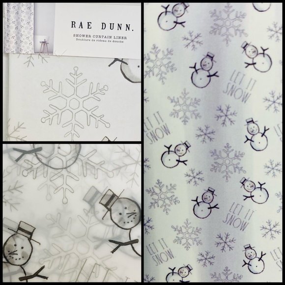 Rae Dunn Bath Rae Dunn By Enchante 72 X 72 Shower Curtain Featuring